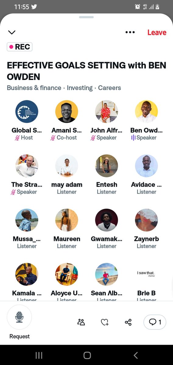 Its important to align your values with your goals...

•To be goals, 
•To do goals and, 
•To have goals
In that Order
Thank you <a href="/godsrafiki/">Ben Owden</a> <a href="/DarShapers/">Global Shapers Dar es Salaam</a>