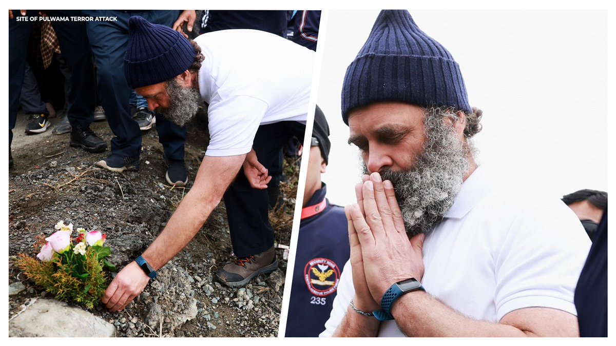 आज, पुलवामा के 40 वीर शहीदों को उनके शहादत स्थल पर अपनी विनम्र श्रद्धांजलि अर्पित की।

देश के हर जवान की जान बेशकीमती है। भारत उनकी कुर्बानी को कभी नहीं भुला पाएगा।
