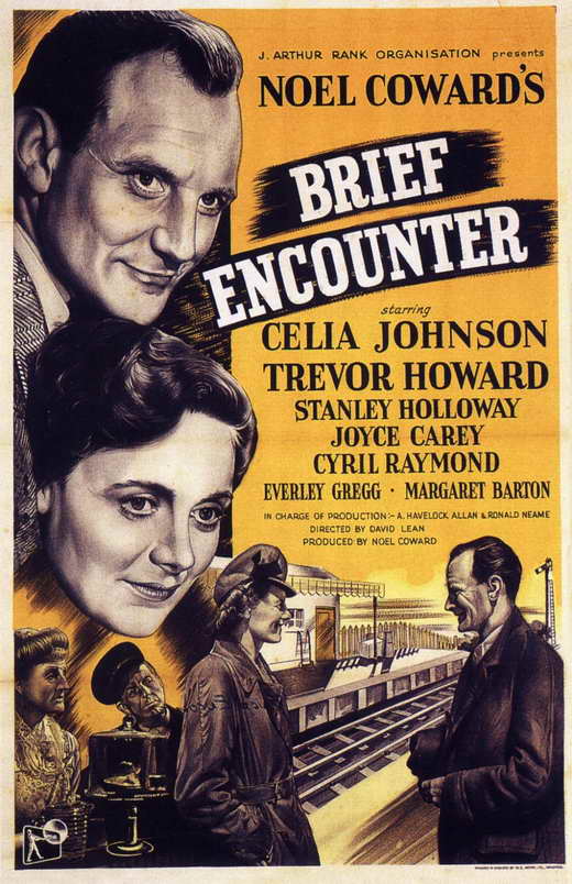 #ComingUpOnTCM 

BRIEF ENCOUNTER (1945) #CeliaJohnson #TrevorHoward #StanleyHolloway
Dir.: #DavidLean 1:30 PM PT

Two married strangers meet in a train station and fall in love.

1h 26m | Romance | TV-PG

#TCM #TCMParty #NoelCoward