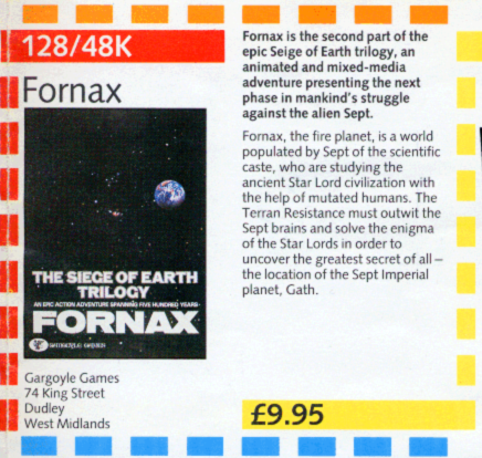 MarkRJones1970's tweet image. More 128 games featured in this brochure that were originally planned but were never released &amp;amp; only existed, back in the day, as 48k versions 
5. I of the Mask
6. Rescue on Fractulus
7. Winter Sports
8. Fornax (no version released)
#SinclairResearch #ZXSpectrum #RetroGaming