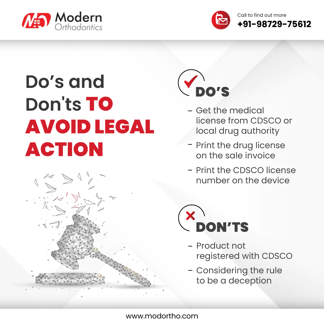 ModOrtho's tweet image. Have you received your Medical Device License? 

If not you might be under legal action threat! Here's how to avoid it. 

#modortho #modernorthodontics #orthodontics #medicaldevice2022 #CDSCO #IMDR #medicaldevicelicencedeadline  #modortholudhiana #orthodonticproducts
