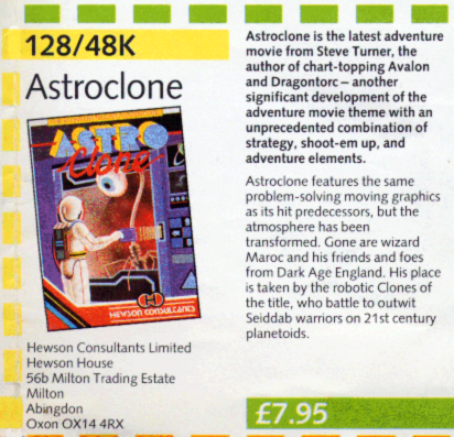 MarkRJones1970's tweet image. More 128 games featured in this brochure that were originally planned but were never released &amp;amp; only existed, back in the day, as 48k versions 
9. NEXUS
10. Astroclone
11. Riddler's Den
12. Frankie Goes to Hollywood
#SinclairResearch #ZXSpectrum #RetroGaming