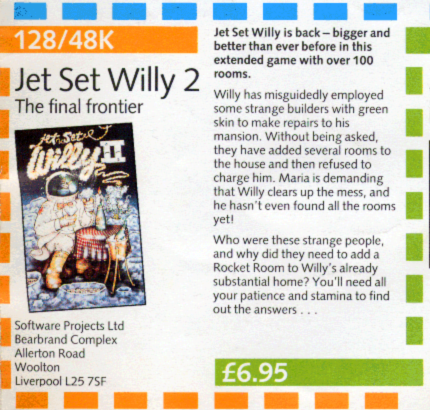 MarkRJones1970's tweet image. More 128 games featured in this brochure that were originally planned but were never released &amp;amp; only existed, back in the day, as 48k versions 
21. Psychedelic Warp (no version came out)
22. Goonies
23. Jet Set Willy 2
24. Rambo
#SinclairResearch #ZXSpectrum #RetroGaming