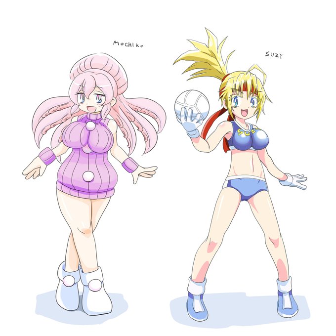 原作準拠に色変更して加筆修正しました。

何をと言うと、スージー先ぱいのアホ毛忘れです。 https://t.co/wE7JJtHx74 