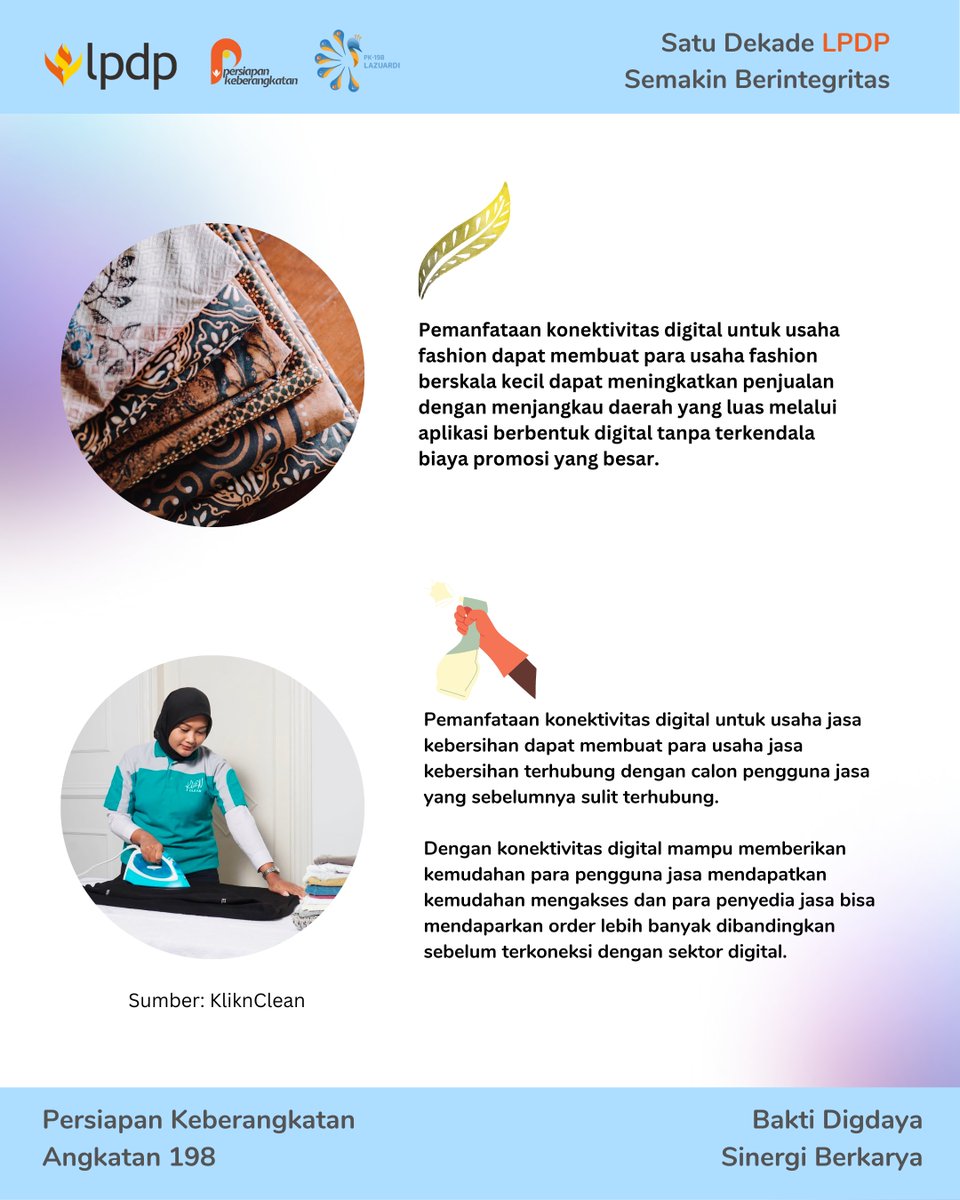 Pa3Patri's tweet photo. Hai Sobat Zuardian !

Keberadaan konektivitas digital ternyata mampu memberikan dampak yang positif bagi pertumbuhan ekonomi di sektor UMKM. Berbagai sektor UMKM yang bergerak di bidang kuliner, agrobisnis, fashion, jasa kebersihan, dan jasa tour &amp; travel sangat terbantu dengan https://t.co/u2I91AF00x