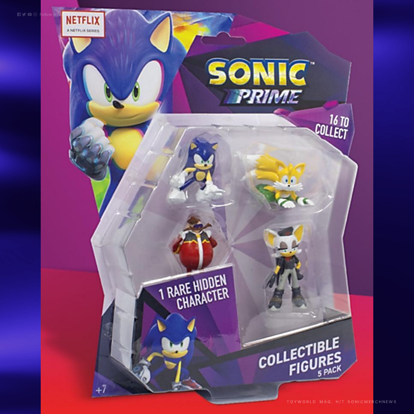 Tails' Channel, celebrating 15 years on X: ✨ In case you missed it:  @Toyworldmag published a new #SonicPrime licencing ad featuring the  upcoming line up of merch from toy manufacturer PMI. A