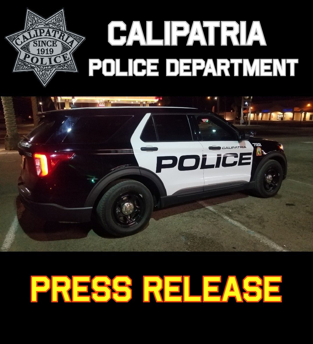 CalipatriaPD's tweet photo. We are seeking information about a shooting incident that occurred on Friday, January 27th, 2023. Anyone with information is encouraged to contact the Calipatria Police Department at (760)348-2211. https://t.co/pYDMEJCcVA