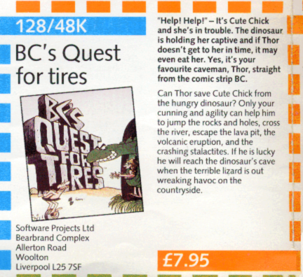 MarkRJones1970's tweet image. More 128 games featured in this brochure that were originally planned but were never released &amp;amp; only existed, back in the day, as 48k versions 
25. Robin of Sherlock
26. A View to a Kill
27. Booty
28. BC's Quest for Tires
#SinclairResearch #ZXSpectrum #RetroGaming