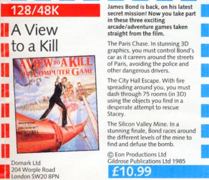 MarkRJones1970's tweet image. More 128 games featured in this brochure that were originally planned but were never released &amp;amp; only existed, back in the day, as 48k versions 
25. Robin of Sherlock
26. A View to a Kill
27. Booty
28. BC's Quest for Tires
#SinclairResearch #ZXSpectrum #RetroGaming