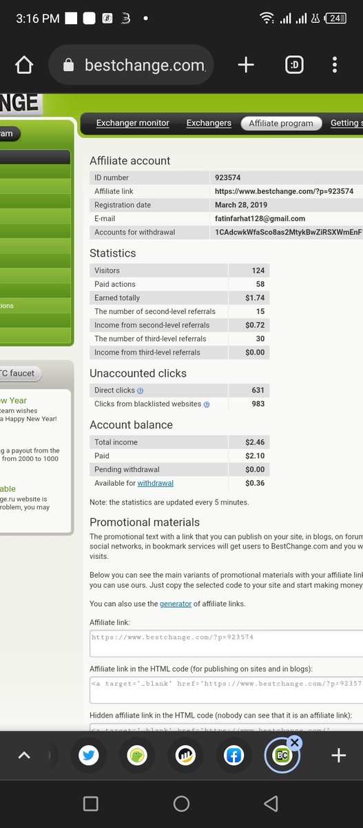 Start Earning My earning proof 

bestchange.com/?p=923574