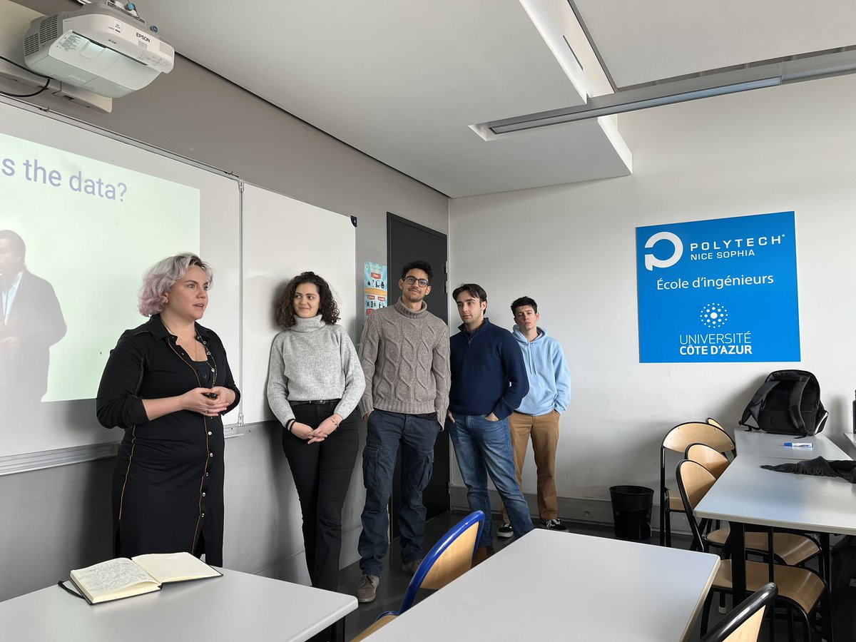 As part of my #Innovation &amp; #Entrepreneurship course at <a href="/PolytechNSophia/">Polytech Nice Sophia</a>, I asked 5 data science students to find the go-to-market strategy and I was impressed to see how these technology-oriented students also have a strong business acumen. #lovemyjob