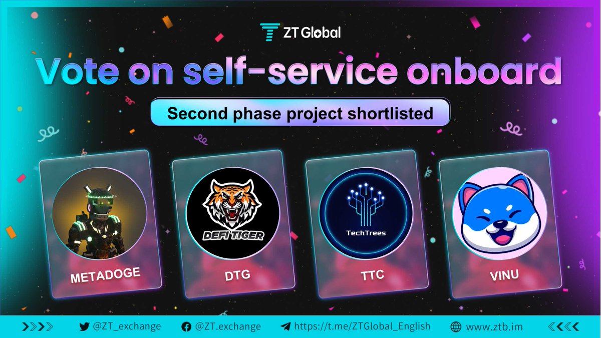 ZT (@zt_exchange) on Twitter photo <a href="/KabosuInuETH/">Kabosu</a> <a href="/GroveToken/">GroveCoin Official</a> <a href="/safemoon/">SafeMoon</a> @Everdome_io πThe results of the second phase are out.
π―Congratulations to the following projects shortlisted for the "Self-directed" board, we will open the recharge and complete the free online.
<a href="/MetaDoge_Core/">MetaDoge</a> <a href="/DefiTigertoken/">DEFI TIGER TOKEN</a> <a href="/TechTreesSDG/">Tech Trees(π²,π³)</a> <a href="/VitaInuCoin/">Vita Inu (VINU)</a>
πsupport.clfxpx.com/hc/en-001/artiβ¦ <a href="/KabosuInuETH/">Kabosu</a> <a href="/GroveToken/">GroveCoin Official</a> <a href="/safemoon/">SafeMoon</a> @Everdome_io πThe results of the second phase are out.
π―Congratulations to the following projects shortlisted for the "Self-directed" board, we will open the recharge and complete the free online.
<a href="/MetaDoge_Core/">MetaDoge</a> <a href="/DefiTigertoken/">DEFI TIGER TOKEN</a> <a href="/TechTreesSDG/">Tech Trees(π²,π³)</a> <a href="/VitaInuCoin/">Vita Inu (VINU)</a>
πsupport.clfxpx.com/hc/en-001/artiβ¦