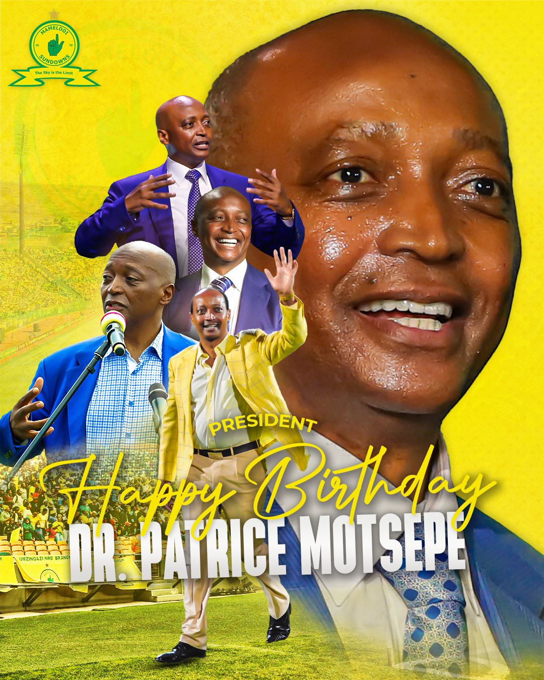 Happy birthday to Dr Patrice Motsepe 