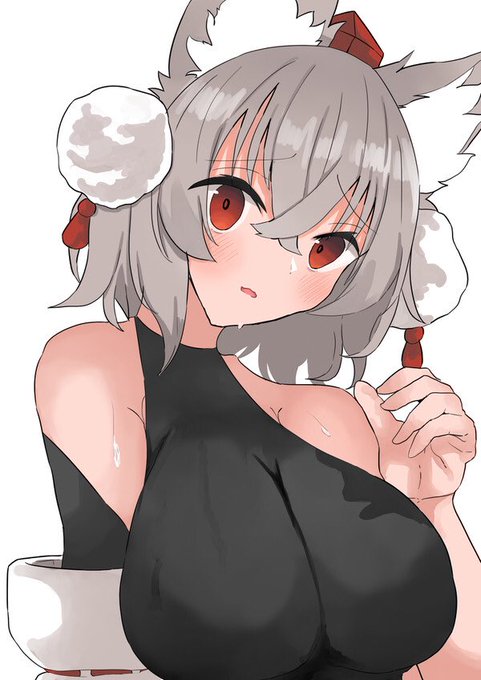 寒いんで暑そうにしてる椛ちゃん置いておきますよ。 