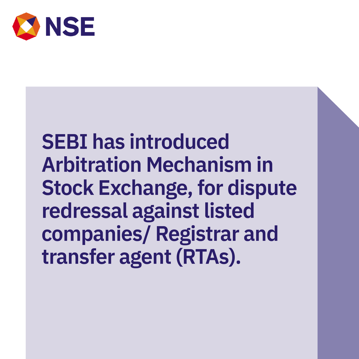 NSE India on Twitter "Do you know about Arbitration Mechanism in Stock Exchange for dispute