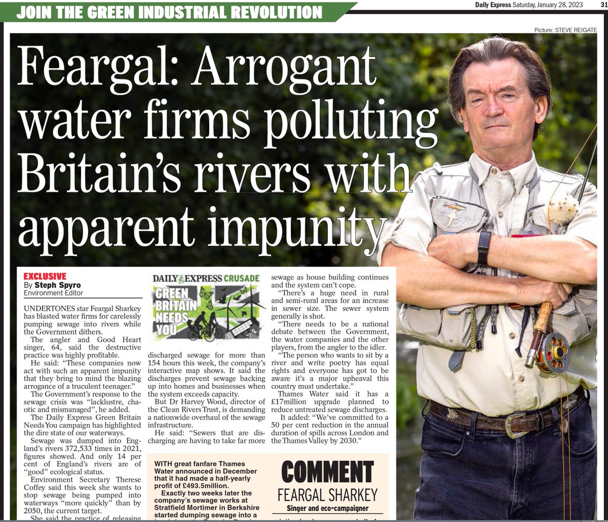 Feargal_Sharkey's tweet image. Today&apos;s piece in the @Daily_Express big thanks to the fabulous @StephSpyro for the opportunity. Hugely appreciated.