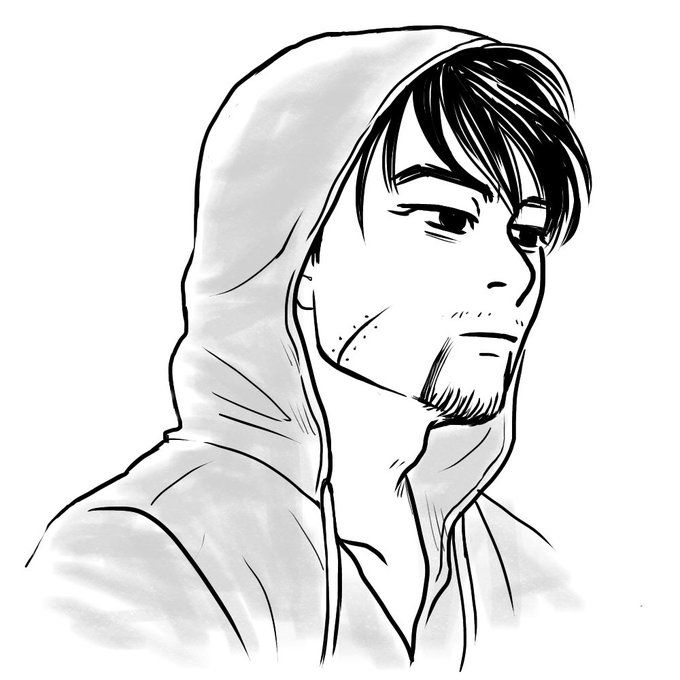 しっかりエラの張ってるogtが好みなので昨日の落書きを修正
やさぐれ感出したくて無精髭も追加しちゃったけど苦手な方ごめんなさい 
