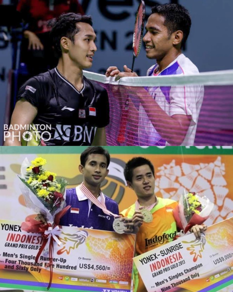 badminton__fess's tweet photo. blf! All Indonesian Final sektor tunggal putra kembali terjadi di Indonesia Masters sejak 2013 (Simon Santoso vs Hayom Rumbaka)

MS Indonesia kembali berjaya!

GG Chico &amp; Jonatan 🔥

foto : Badmintonphoto, PB Djarum https://t.co/hPGXStxsNT