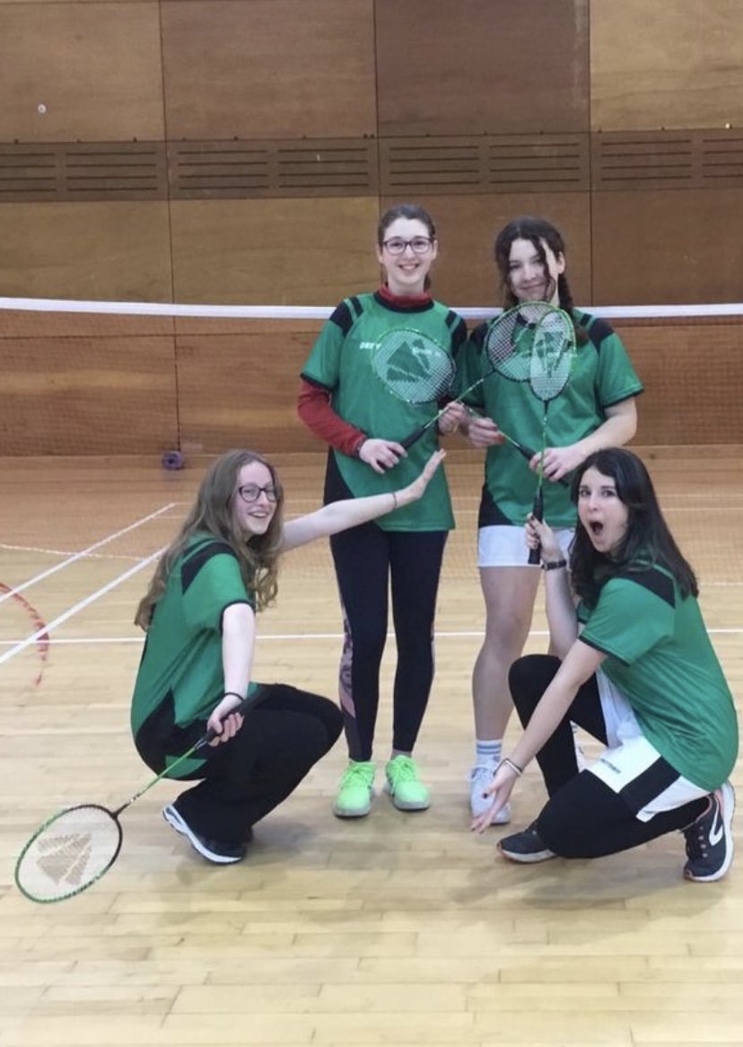 BrePEandScience's tweet photo. Well done to our badminton teams who won their semi final Friday. Our 3rd years also supported our 1st years in learning and completing umpire roles for the game. https://t.co/CNBrBrmHZ1