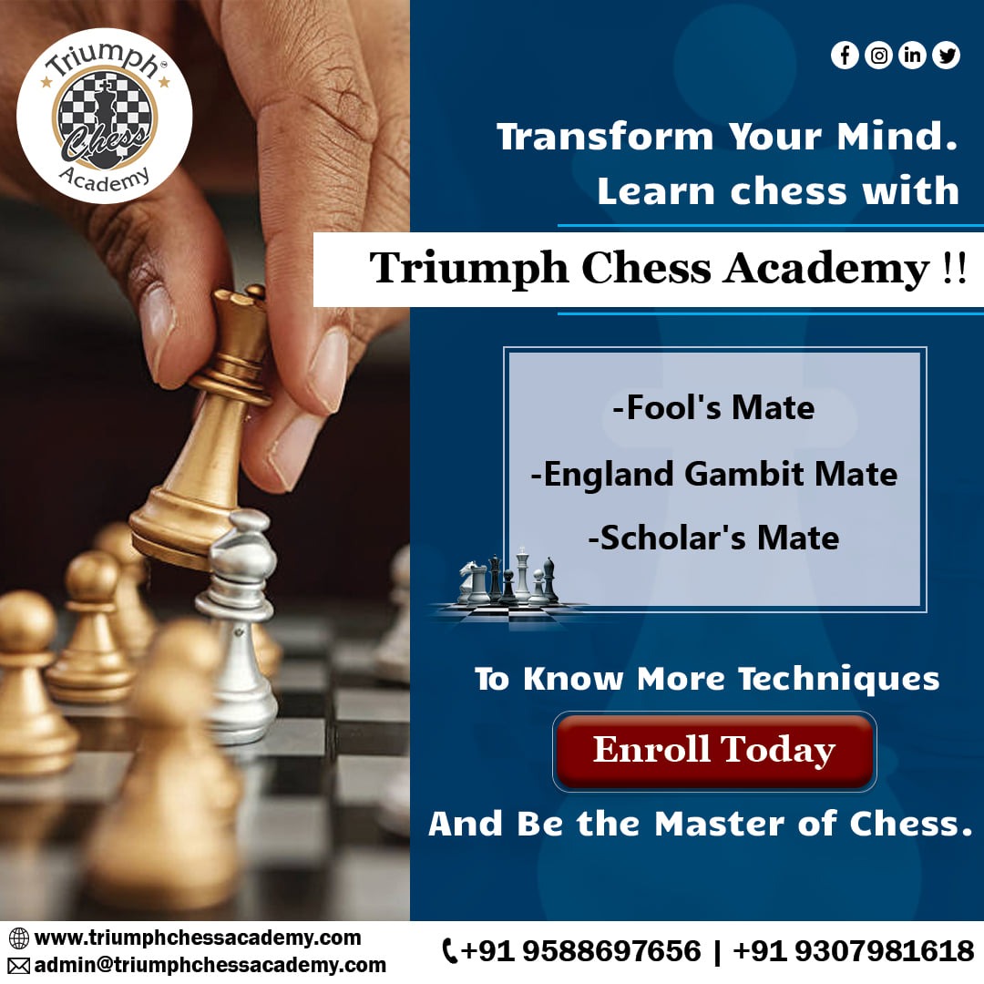 Triumph Chess Academy on X: One does not have to play well, and