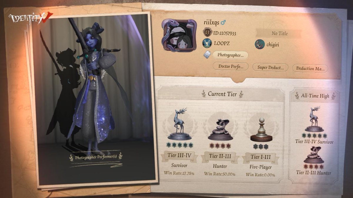 tubbbos's tweet photo. I'm playing Identity V. Fancy a game? https://t.co/DWTvBokZll