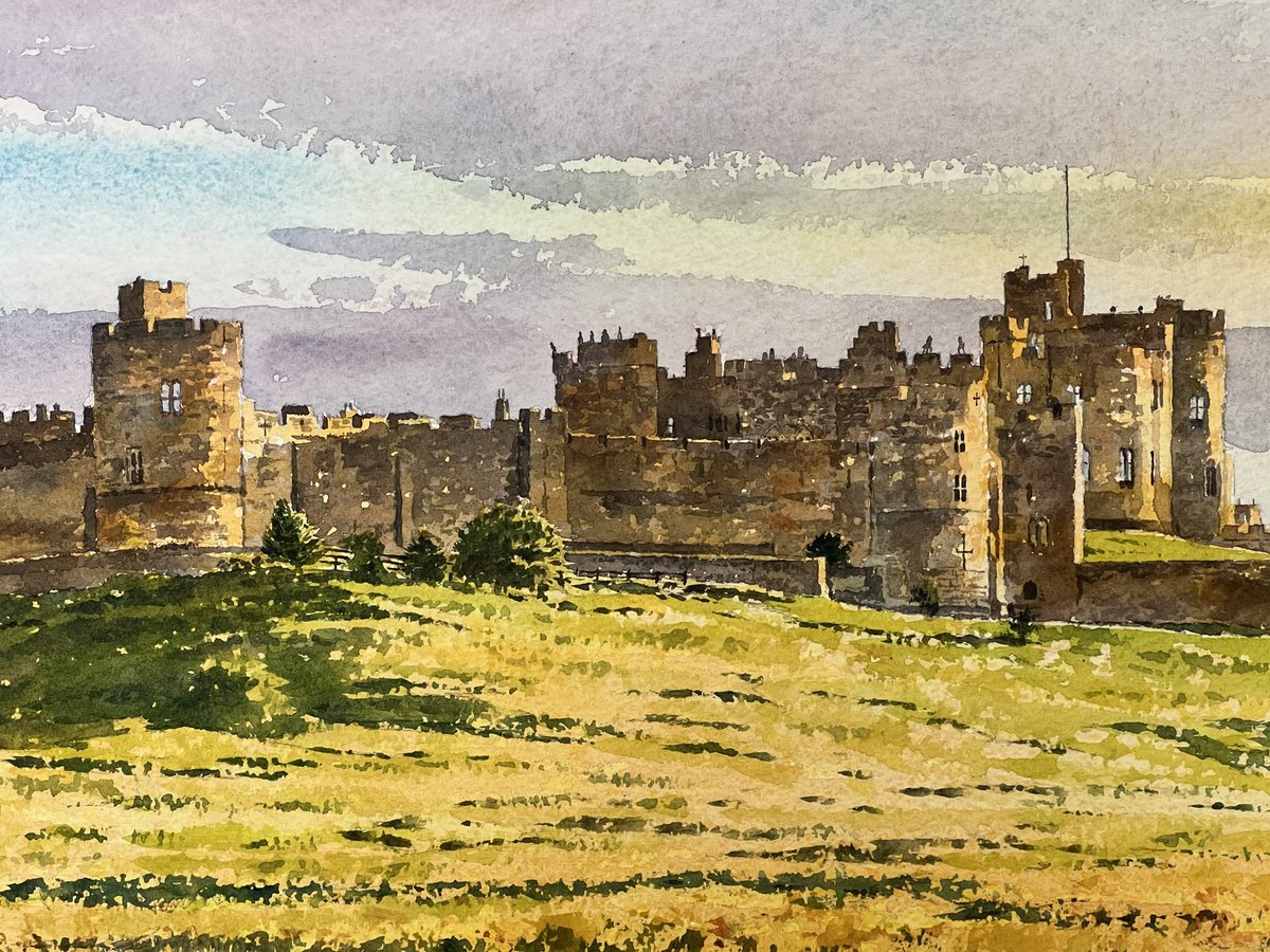 Studio &amp; Gallery open today. 

Alnwick Castle, #northumberland

Paintings of #Newcastle #Italy #Scotland #Oman 

alanreed.com