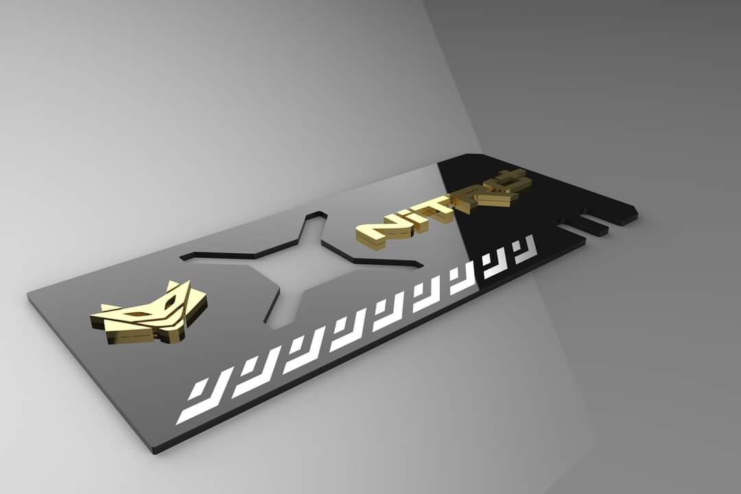 OCDesign2's tweet image. Backplate custom Sapphire RX 6800-6900 Nitro+