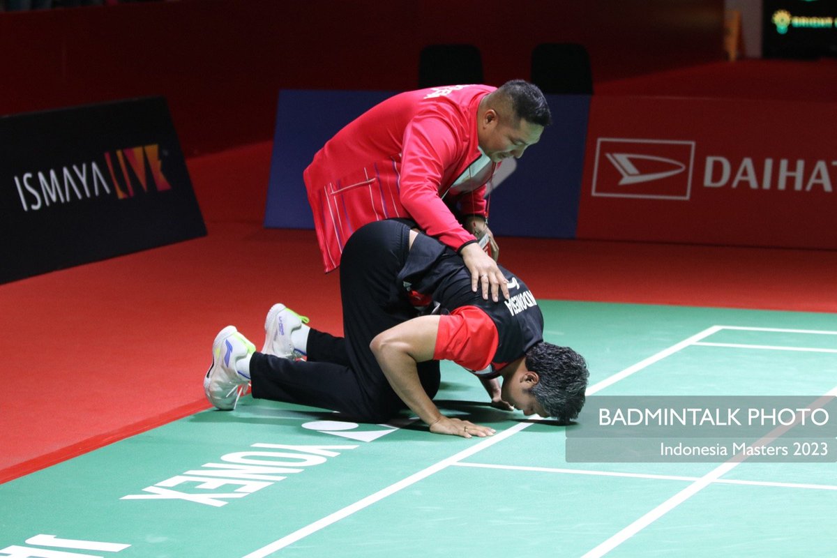 BadmintonTalk's tweet photo. Photo Gallery Day 5 - Chico Aura Dwi Wardoyo #BadmintalkPhoto #IndonesiaMasters2023 #DIM2023 https://t.co/Rveq7ClxHA