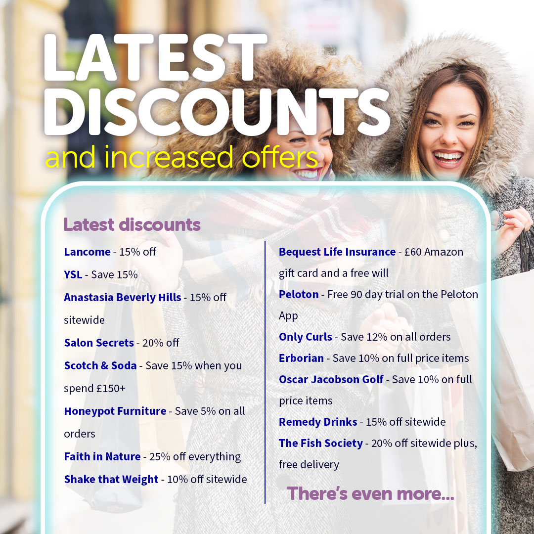 bluelightcard's tweet photo. From salon-quality beauty products, iconic fragrances and warm winter fashion to... an online fishmonger! π
Our latest discounts have it all, take a look π https://t.co/EFASwyiERS