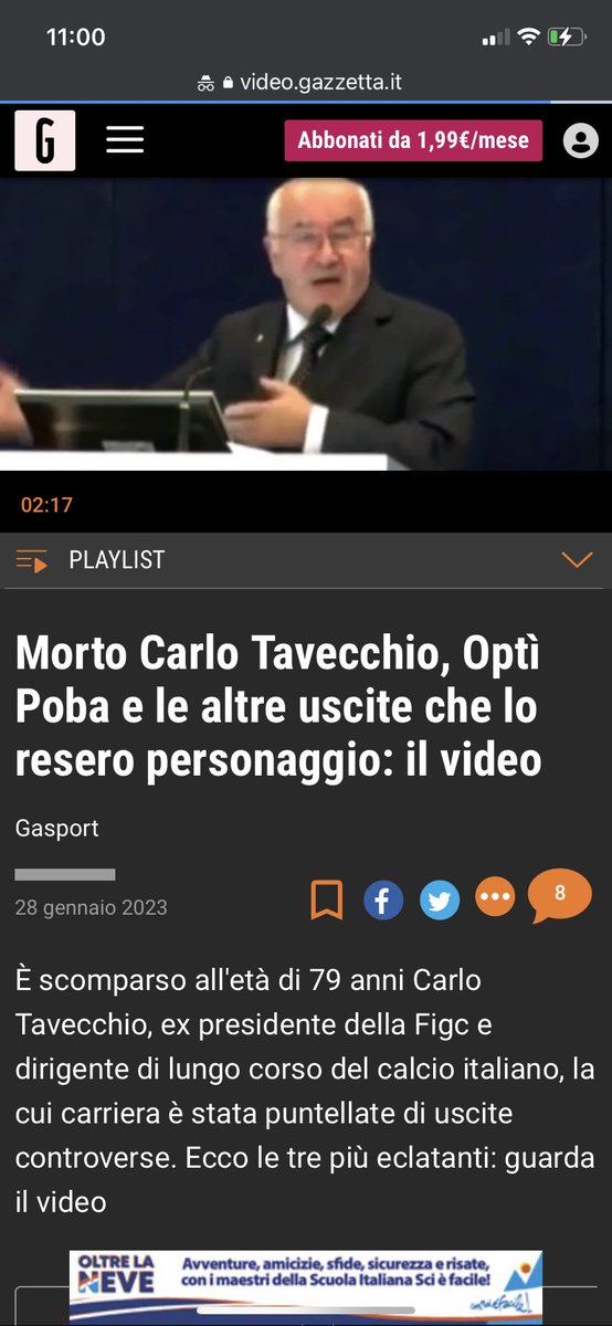 ‘le altre uscite che lo resero personaggio’.

Italia, 2023