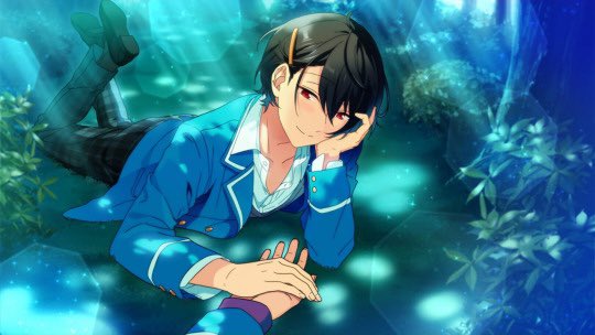 @morisuswa The end of band ensemble and Ritsu’s solo song are HEAVILY implied (maybe not even implies) to be linked, which would make Ritsu’s song a love song for Mao making them very much in love