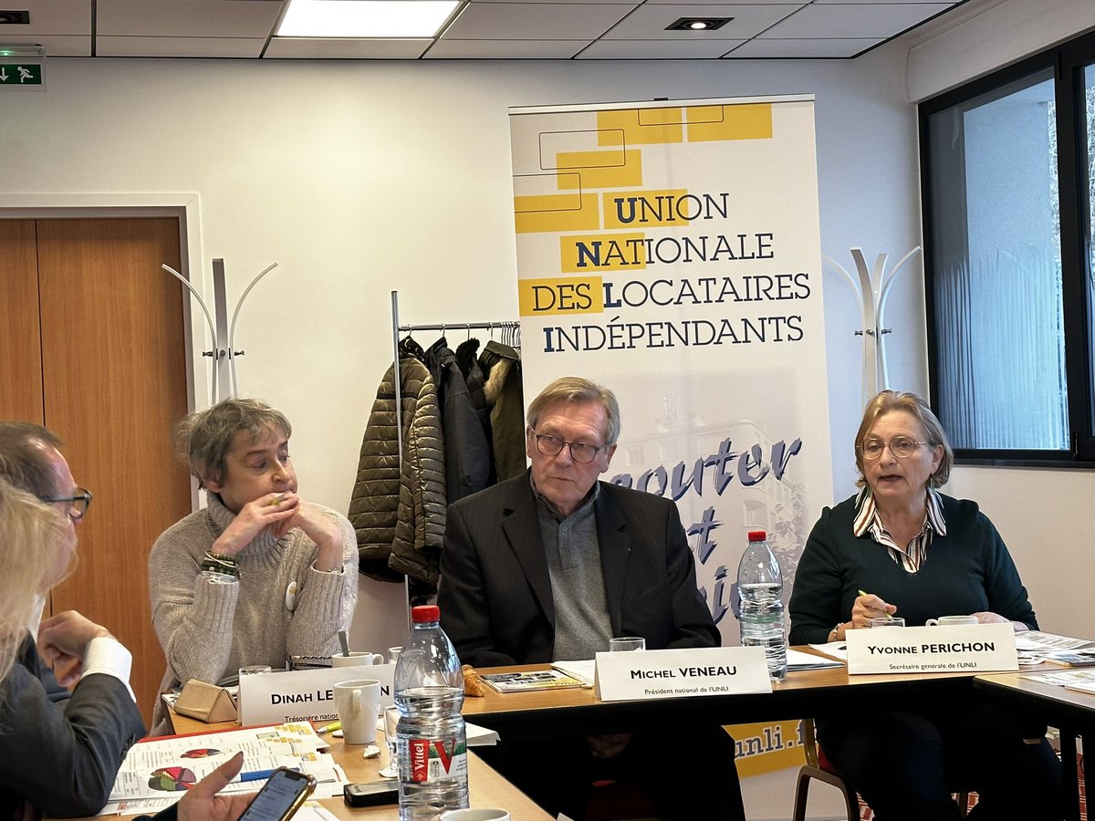 Aujourd’hui, le conseil national de l’UNLI se réuni pour faire le point sur l’année 2022 en particulier les élections des représentants de #locataires