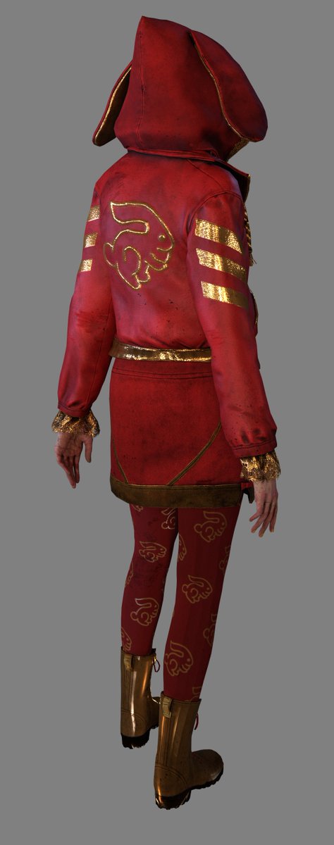 Springey_'s tweet image. Feng Min Bunny recolor, made this since I expected her original bunny outfit to get recolored for either Prime or  the head of it as an event reward 😁
#DeadbyDaylight #DbD #DeadbyDaylgiht #FengMin