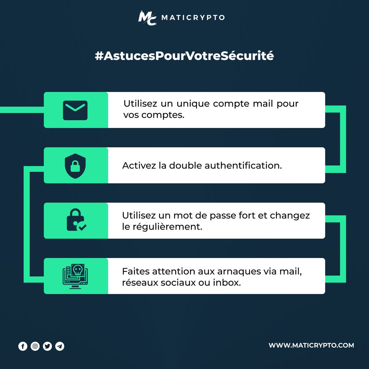 maticryptocom's tweet photo. #MATICRYPTO
Si comme Maticrypto vous aimez les cryptomonnaies, vous êtes cependant pour certains réticents à en acheter. C’est pourquoi chez Maticrypto, nous avons mis en place un système de sécurité et offrons un service fiable.

Et si vous essayez : https://t.co/xajoZ8op05 https://t.co/1uLQ1iy9BM