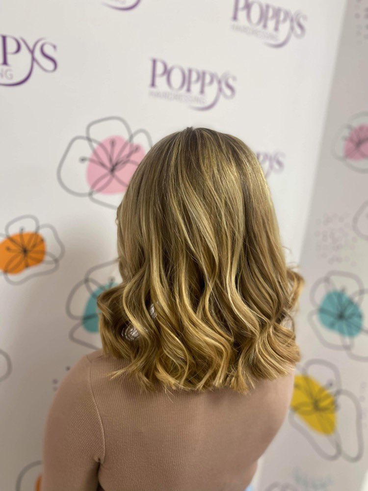 Asked Poppys apprentices Charley &amp; Aliesha to share some recent hair they have cut, styled and coloured in recent weeks in their in salon training… impressive  don’t you think ?