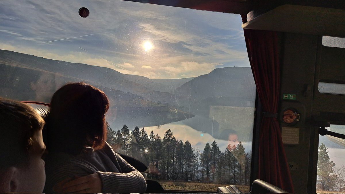 Today, we have connected 45 Ukraines from across #Kirklees on a trip through the north #PeakDistrict to #Manchester. 
#beautifulday to be together.