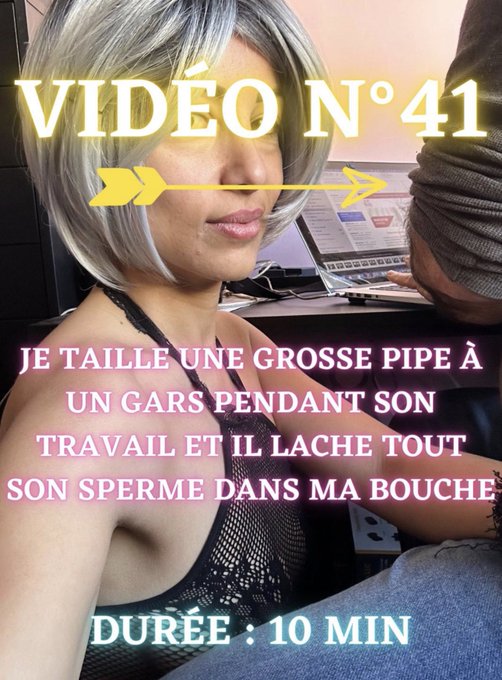 La vid&eacute;o est post&eacute;e sur ma page 🔥🔥  J'ai failli m'&eacute;touffer avec tout ce sperme dans la bouche 🥵 mais<a href="/tag/mym"class="tags"><span>#mym</span></a>