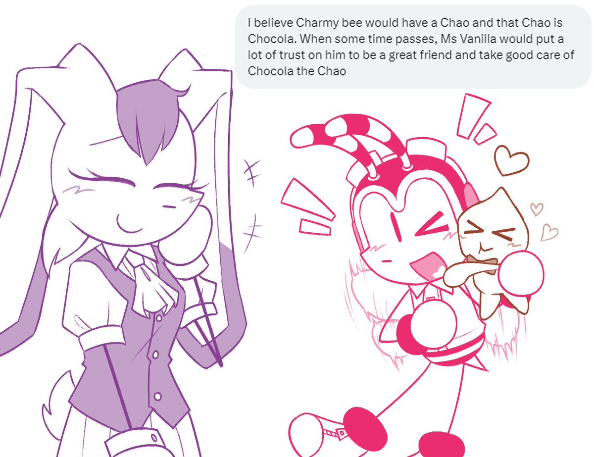 hedgecanon's tweet photo. Hedgecanon #9, thank you for submitting! (anon)
-
#vanillatherabbit #charmybee #chocolathechao https://t.co/WauWv3vnRd