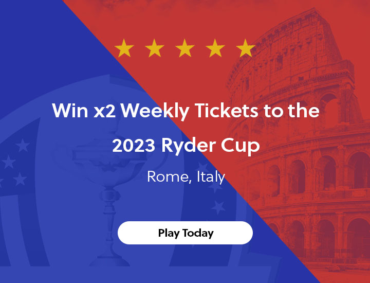 Win 2 x Season Passes to 2023 The Ryder Cup in Rome 🇮🇹

Play today to be in with a chance of winning this once-in-a-lifetime prize! ⭐️

Play Here - bit.ly/3Jm9pzc

#GolfLottery #Charity #RyderCup