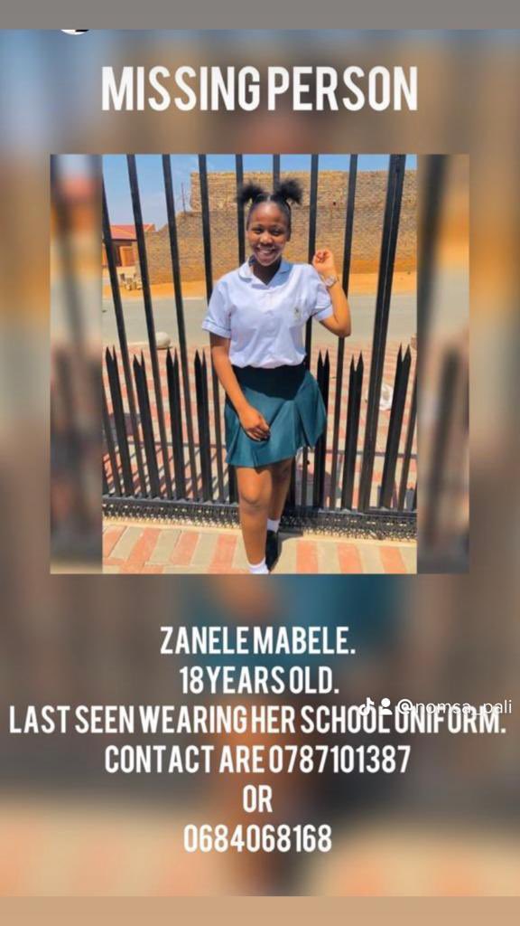 SamelaTyelbooi's tweet photo. Missing person: https://t.co/XVjGA7Spae