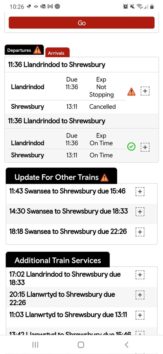 RosieSYHO's tweet photo. @tfwrail @NetworkRailWAL @HeartWalesLine Thanks - it's a bit confusing though: https://t.co/i35aJg9rGV