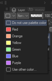 Kayasa_YT's tweet photo. @ChronoTal there's a button next to the blending mode, you can select the folder first and then use that feature to color code your folder or layer https://t.co/qHYz5c5Wy9