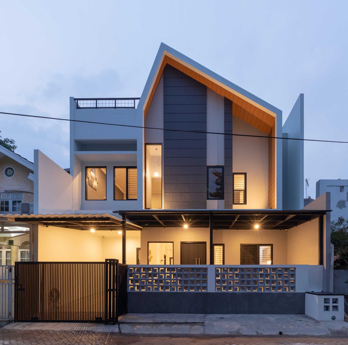 ✨Desain Exterior Scandinavian Rumah Ka-Ka✨ 

oleh Aurava Design