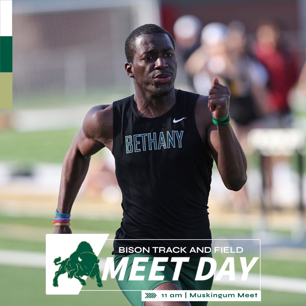 BethanyWV_Bison's tweet image. Track and Field opens up their season today! 

🆚: Muskingum Meet 
📍: New Concord, Ohio 
⌚️: 11 am  
📺: bit.ly/3kNGnyg
🎟: bit.ly/3HdSY5m

#RollBison | #ClimbtheHill | #pachoops | 🦬 🤘🏽