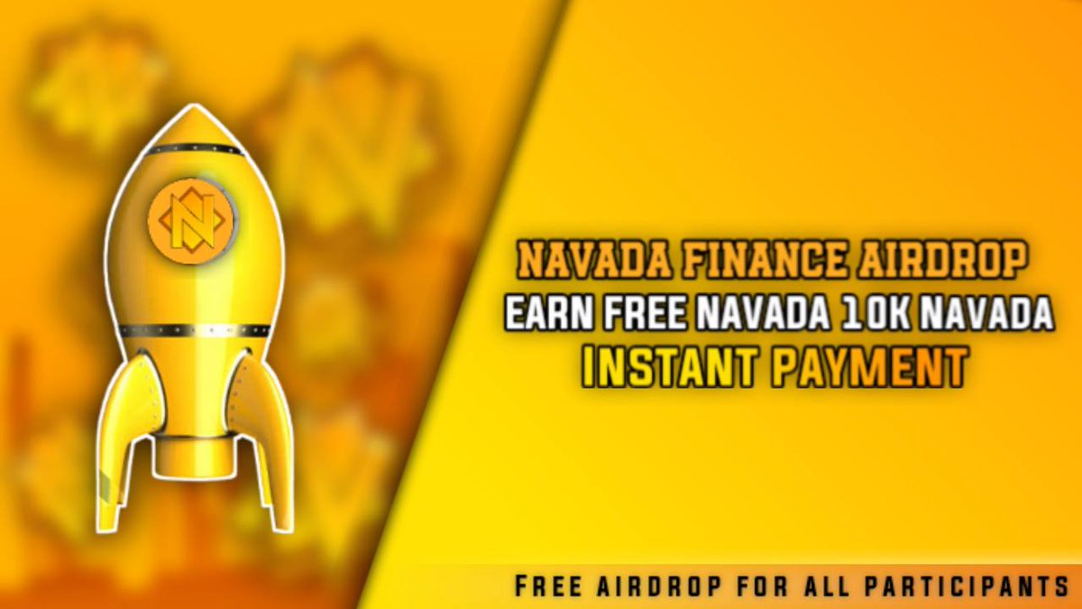 AirdropRealtime's tweet photo. 🚀Navada finance airdrop

🔹1 NAVADA = 0.005$
🔸For Joining - Get  10000 NAVADA
👤For each referral - Get 2000 NAVADA

🔗Join now : https://t.co/mzEciwh5WP

🔘Airdrop Task
Join telegram channels
Follow twitter account 
Complete advertiser task 
✅DONE✅DONE✅DONE✅DONE https://t.co/a3X2UYzF9q