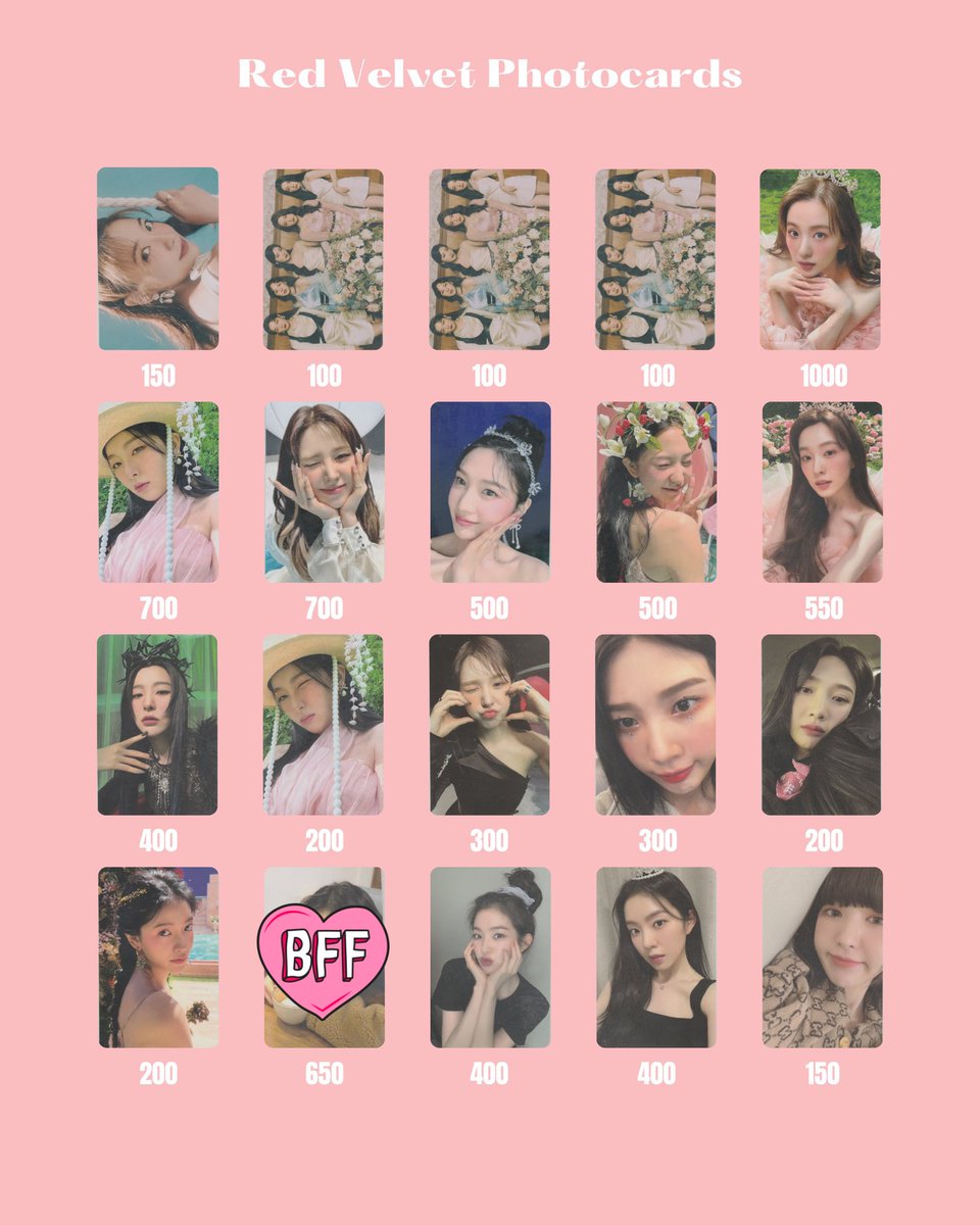 heebearbeez's tweet photo. Looking for kahati <3

- will only get marked pcs 
- free sf &amp; pf
- will add unsealed albums if taking 4 or more
- payo

wts lfb red velvet pc ph https://t.co/37sbC4w94i