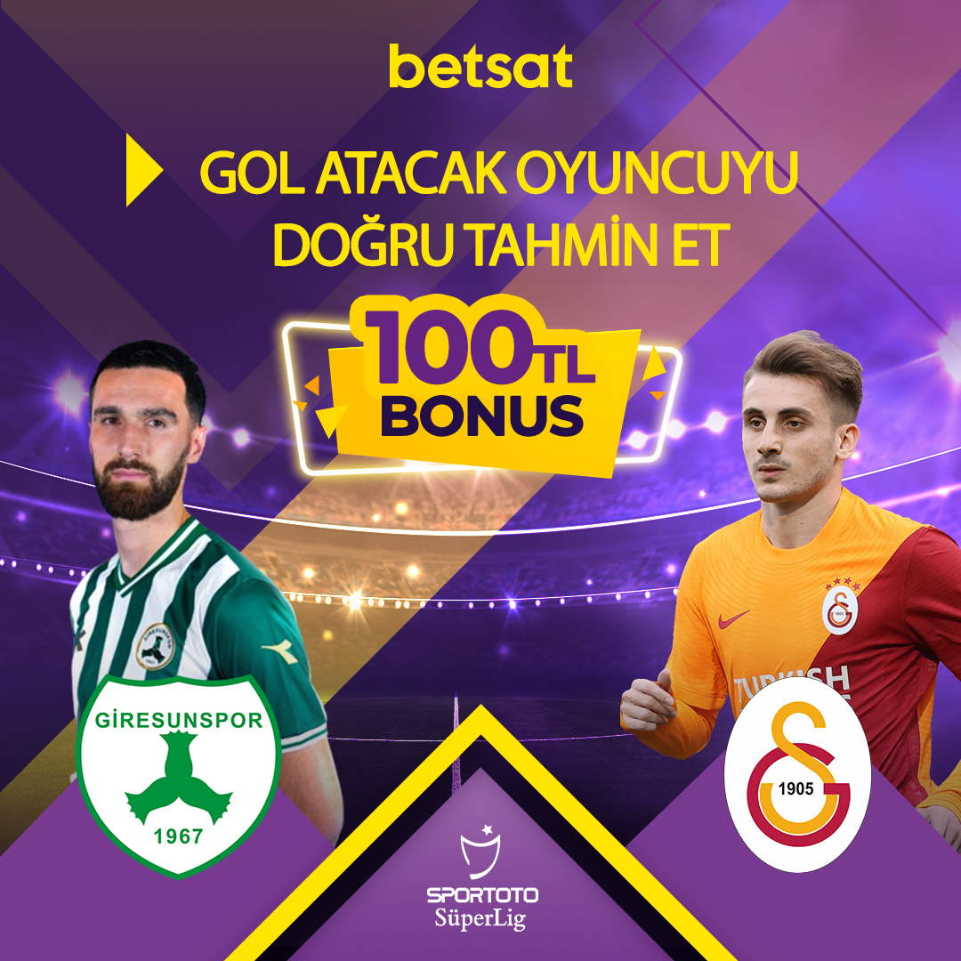 betsat_official's tweet photo. Betsat ile 1⃣0️⃣0️⃣ TL #bonus kazanmaya hazır mısınız? 🔥 #GRSvGS

#Giresunspor 🆚 #Galatasaray
 
Yapmanız Gerekenler;
🔁#RT 
👤 Betsat kullanıcı adını ve tahminini yaz
👥1 Arkadaşını etiketle
✅#Twitter sayfamızı #takip et

📢 29.01 Pazar günü kazanan kullanıcılar açıklanacaktır. https://t.co/QbTGylNJWS