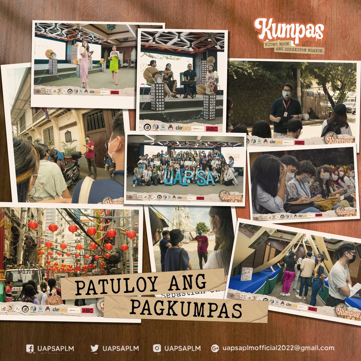 UAPSAPLM's tweet photo. Aming pasasalamat sa mga nakibahagi sa pagdiriwang ng Philippine Architecture Festival. 'Di rito ang pagwawakas, bagkus, dito magsisimula.
๐๐๐๐ฎ๐ก๐๐ฒ ๐๐ง๐ ๐๐ซ๐ค๐ข๐ญ๐๐ค๐ญ๐ฎ๐ซ๐๐ง๐ ๐๐ข๐ฅ๐ข๐ฉ๐ข๐ง๐จ!
#KUMPASangCOMPASS
#NAW2k22
#UAPSAPLM
#AlabUAPSA
#IlluminatingHorizons https://t.co/d3DAgc5LPG