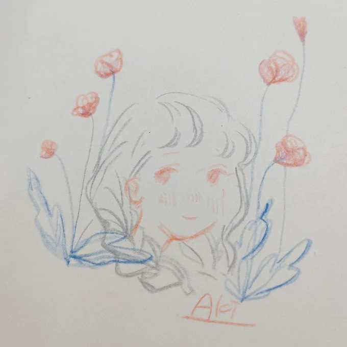 明日の13時〜15時に在廊します!お時間ある方ぜひ見に来てください〜!サイン描きながらお待ちしてます  