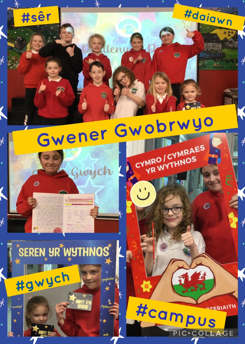 Gwener Gwobrwyo! 

Llongyfarchiadau blantos! Daliwch ati! 

#gwenergwobrwyo #llwyddiant #dathlullwyddiant #unigolionhyderus #sersyrjohnrhys